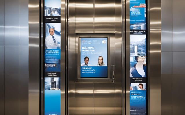 エレベーター広告